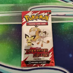 Pokemon Destined Rivals Fun Pack: 3 Cards New Sealed Scarlet & Violet: Destined - Image 3