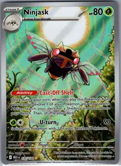 Ninjask 137/132 ME01: Mega Evolution - Pokemon Card - NM - Image 1