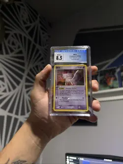 Head SWIRL Pokemon Mew 2006 Pop Series 4 Cosmos Holo Card Ultra Rare CGC 8.5 - Image 1