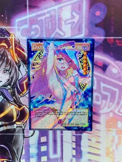 Dark Magician Girl Yugioh Field Center Foil Card Holo Doujin Anime Waifu Orica - Image 1