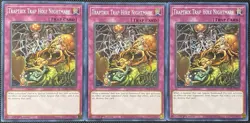 Traptrix Trap Hole Nightmare SDBT-EN031 Beware of Traptrix (x3) - Yugioh Card - Image 1