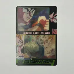 S3380 Majin Vegetavs Goku Dragon Ball Z x Morinaga Moving Battle Viewer Card - Image 2