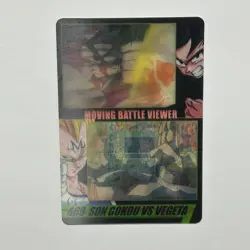 S3380 Majin Vegetavs Goku Dragon Ball Z x Morinaga Moving Battle Viewer Card - Image 3