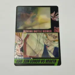 S3380 Majin Vegetavs Goku Dragon Ball Z x Morinaga Moving Battle Viewer Card - Image 4