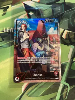 PSA Magazine Promo July 2025 One Piece Shanks OP09-001 Holo Promo Card Sealed - Image 1