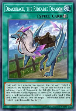 Dracoback, the Rideable Dragon - MAMA-EN091 Ultra Rare | Yu-Gi-Oh! Card - Image 1