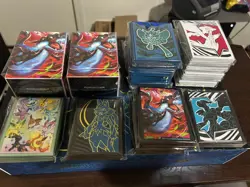 Mega Charizard UPC Card Sleeves Storage Prismatic Black Bolt White Flare + Lot - Image 5