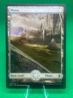 MTG Plains - Full Art 253/274 Battle for Zendikar - Image 1