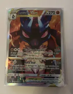 Pokemon TCG Crown Zenith Lucario VSTAR SWSH291 Promo SEALED - Image 1