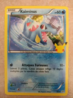 Carte Pokemon McDonald's 25 ans Kaiminus 18/25 serie francaise MacDo 2021 FR - Image 1