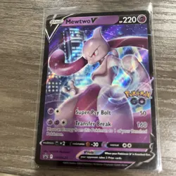 Mewtwo SWSH223 Black Star Promos GO Stamped Ultra Rare Holo Pokemon 2022 NM/LP - Image 1