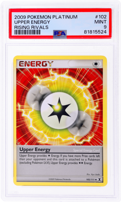 2009 Pokemon Platinum Rising Rivals Upper Energy U #102 PSA 9 - Image 1
