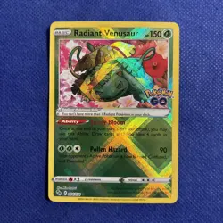 Holo Foil Radiant Venusaur 004/078 Radiant Rare Pokemon GO - NM - Image 1