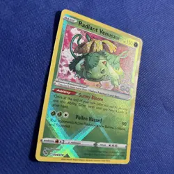 Holo Foil Radiant Venusaur 004/078 Radiant Rare Pokemon GO - NM - Image 2