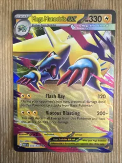 Mega Manectric ex 050/132 Double Rare - Pokemon TCG Mega Evolution - NM - Image 1