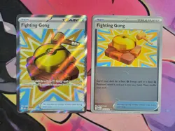 Pokemon TCG Fighting Gong FA Trainer 168/132 and 116/32 reverse Mega Evolution - Image 1
