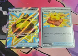 Pokemon TCG Fighting Gong FA Trainer 168/132 and 116/32 reverse Mega Evolution - Image 2