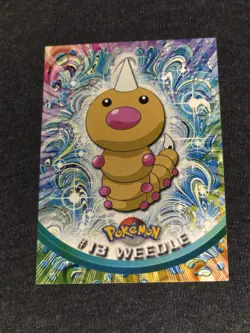 Weedle Topps Series #13 Non-Holo 1999 Light Play Pokemon - Image 1