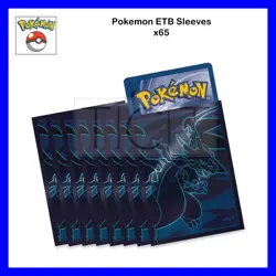 Phantasmal Flames Deck Protector x65 Pokemon ETB Premium Sleeves - Image 1