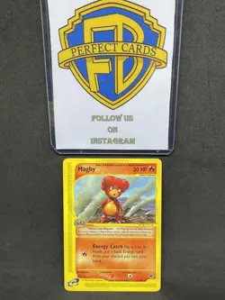 POKEMON EXPEDITION MAGBY RARA NONHOLO 52/165 LP ENG - Image 1