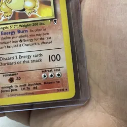 Vintage Pokemon TCG Charizard 3/110 Legendary Collection 2002 Non Holo WOTC - Image 4