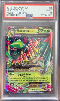 M Sceptile EX 8/98 XY - Ancient Origins Pokemon Holo PSA 9 - Image 1