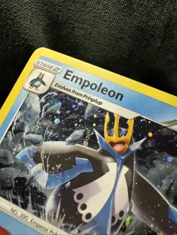 1 Swirl 🌀 Cosmo Holo Pokemon Empoleon 037/172 Sword & Shield Lightly Played LP - Image 3
