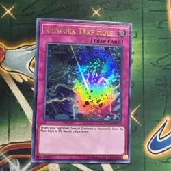 Yugioh! Network Trap Hole FLOD-EN076 Ultra Rare 1st Edition NM - Image 1