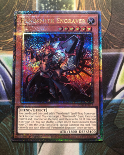 *** FIENDSMITH ENGRAVER *** QUARTER CENTURY SECRET RARE INFO-EN017 YUGIOH! - Image 1