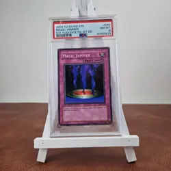 2004 Yu‑Gi‑Oh! Yugi Evolution SYE‑043 Magic Jammer 1st Edition - PSA 8 - Image 1