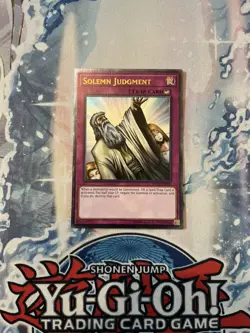Yu-gi-oh! Solemn Judgment OP12-EN003 Ultimate Rare Near Mint - Image 1