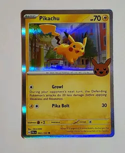 Pikachu Holo 062/193 Halloween Near Mint Pokemon Trading Card Game - Image 1