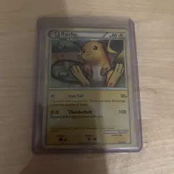 Pokemon TCG Raichu HeartGold SoulSilver Holo Card 10/123 Rare - Image 1