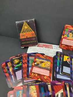 Illuminati NWO Card Game 1994 Lot of 250+ Uncommon Common Unsearched Job Lot - Image 2