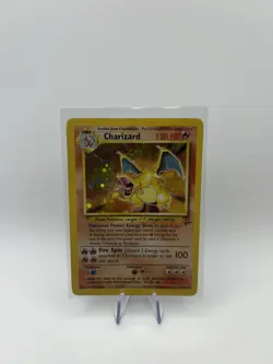 Pokemon TCG 2000 Base Set 2 Charizard 4/130 Rare Holo Card WOTC Pokemon - Image 1