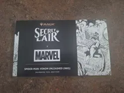 Venom Unleashed (Inks), Rainbow Foil, Sealed MTG Marvel’s Spider-Man Secret Lair - Image 1