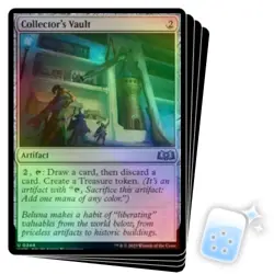 FOIL COLLECTOR'S VAULT X4 Wilds Of Eldraine WOE Magic MTG MINT CARD - Image 1