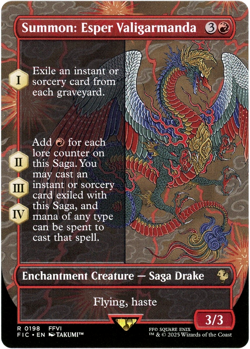 Summon: Esper Valigarmanda (Borderless) 0198 - Commander: Final Fantasy MTG - Image 1