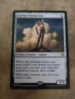 Solemn Simulacrum Commander: Aetherdrift Regular - Image 1