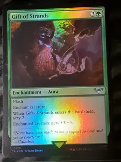 Gift of Strands FOIL , Lord of the Rings , Near M, MTG ,FREE SHIPPING - Image 1