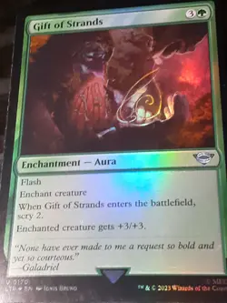 Gift of Strands FOIL , Lord of the Rings , Near M, MTG ,FREE SHIPPING - Image 3