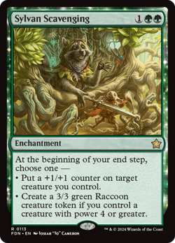 Sylvan Scavenging [Foundations] Magic MTG - Image 1