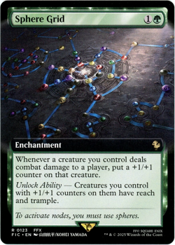 Sphere Grid (Extended Art) - 0123 - Commander: Final Fantasy MTG NM/M - Image 1