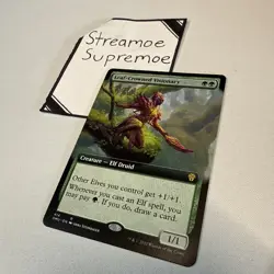 X1 non foil extended art Leaf-Crowned Visionary from DMU - Image 1