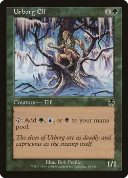 4x Urborg Elf - LP - Invasion Block - SPARROW MAGIC mtg - Image 1