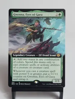 Magic the Gathering - The Brothers' War - Gwenna, Eyes of Gaea - Extended Art - Image 1