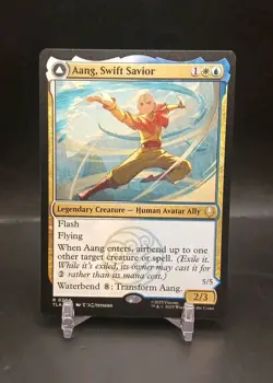 MTG Aang, Swift Savior/Aang and La, Ocean's Fury #204- TLA- Regular - Image 1