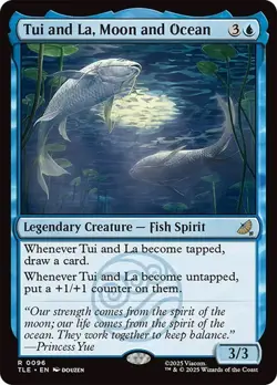 Tui and La, Moon and Ocean Magic the Gathering MTG Avatar the Last Airbender TLE - Image 1