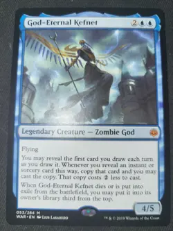 MTG God-Eternal Kefnet EX War Of The Spark Magic - Image 1