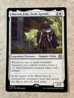 MTG NM Mavren Fein, Dusk Apostle [Lost Caverns of Ixalan Commander] - Image 1
